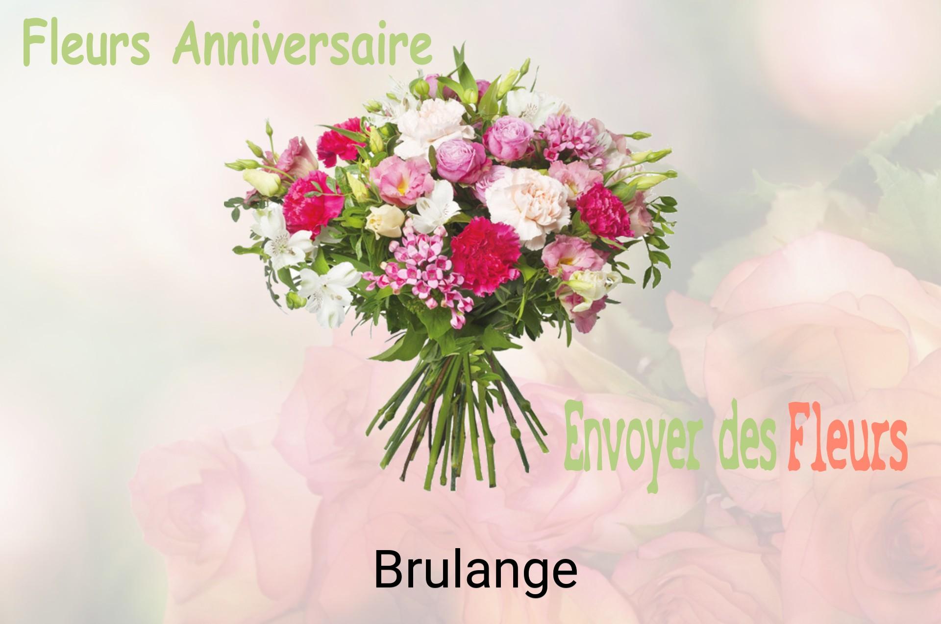 Bouquet de fleurs d’anniversaire livré à Brulange